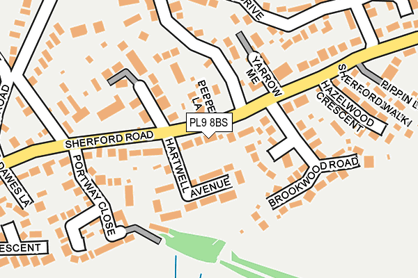 PL9 8BS map - OS OpenMap – Local (Ordnance Survey)