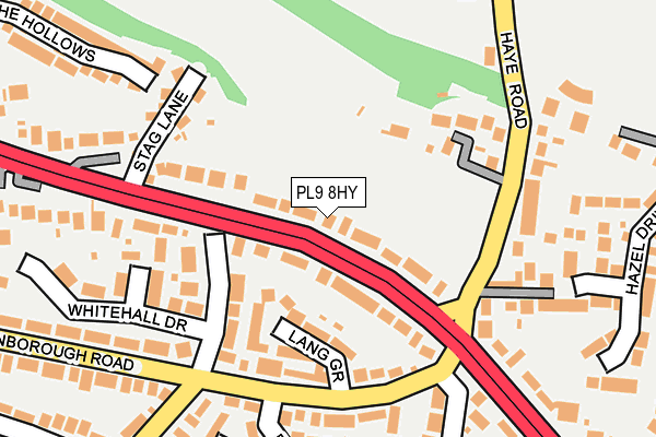 PL9 8HY map - OS OpenMap – Local (Ordnance Survey)