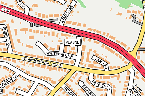 PL9 8NL map - OS OpenMap – Local (Ordnance Survey)