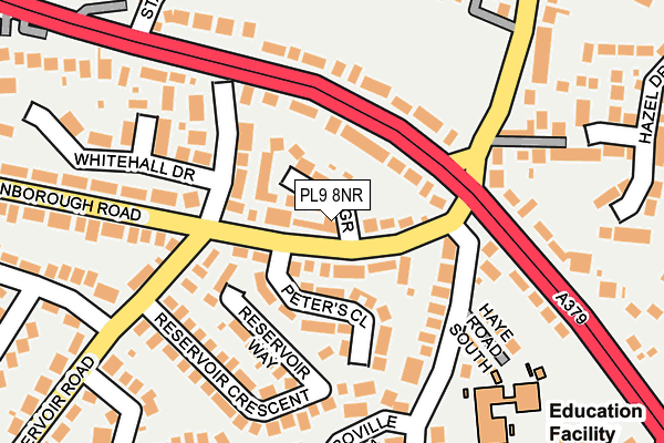 PL9 8NR map - OS OpenMap – Local (Ordnance Survey)