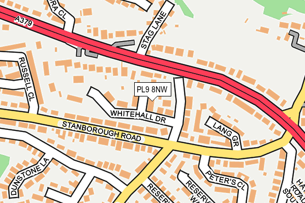 PL9 8NW map - OS OpenMap – Local (Ordnance Survey)