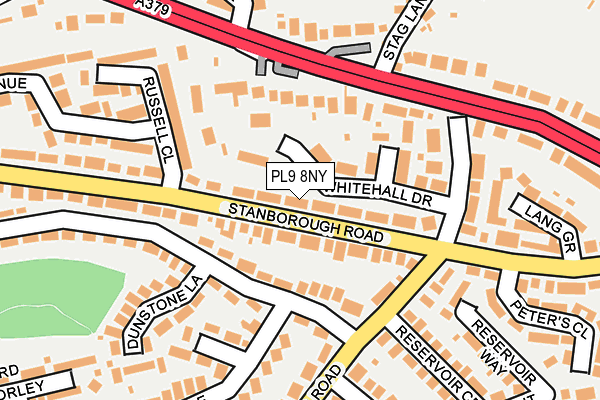 PL9 8NY map - OS OpenMap – Local (Ordnance Survey)