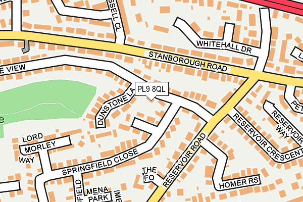 PL9 8QL map - OS OpenMap – Local (Ordnance Survey)