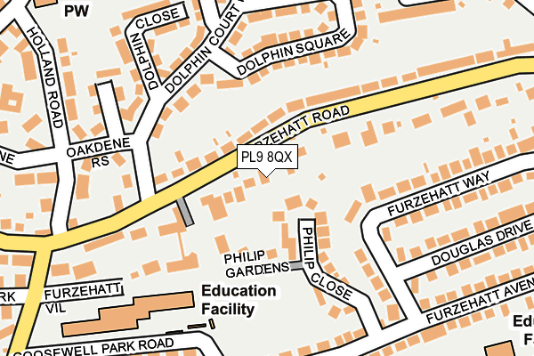 Map of PLYMSTOCK DOUBLE GLAZING SOLUTIONS LTD at local scale