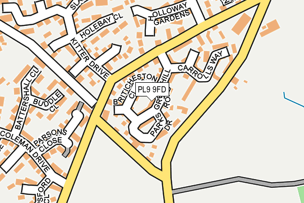 Map of PADRE E FIGLIO LTD at local scale