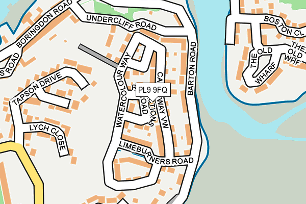 PL9 9FQ map - OS OpenMap – Local (Ordnance Survey)