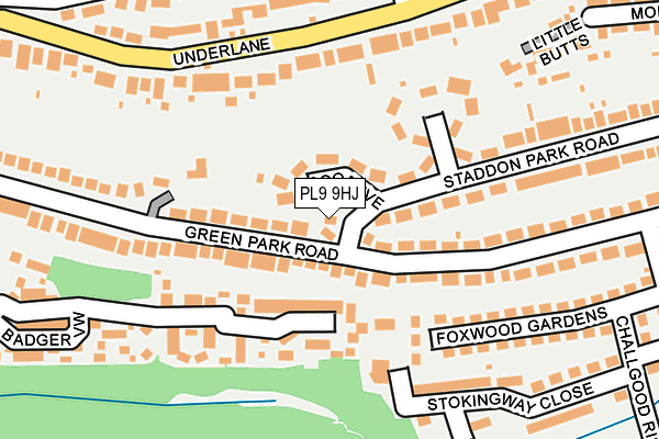 PL9 9HJ map - OS OpenMap – Local (Ordnance Survey)