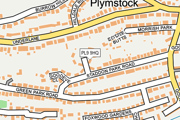 PL9 9HQ map - OS OpenMap – Local (Ordnance Survey)