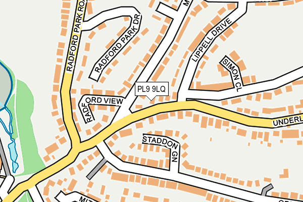 PL9 9LQ map - OS OpenMap – Local (Ordnance Survey)