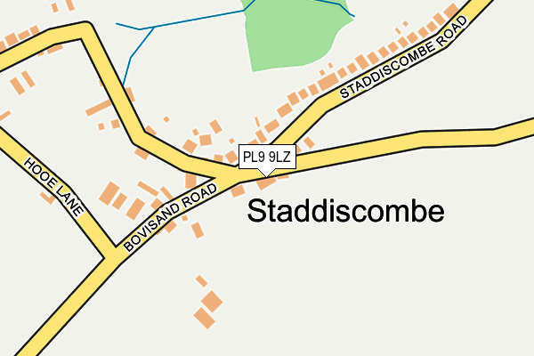 PL9 9LZ map - OS OpenMap – Local (Ordnance Survey)