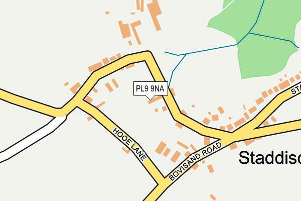 PL9 9NA map - OS OpenMap – Local (Ordnance Survey)