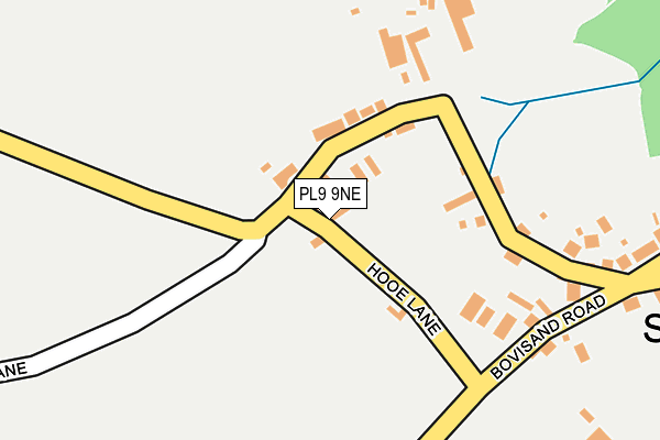 PL9 9NE map - OS OpenMap – Local (Ordnance Survey)