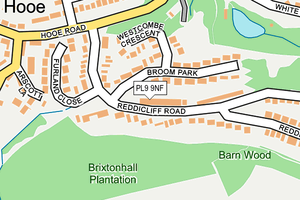 PL9 9NF map - OS OpenMap – Local (Ordnance Survey)