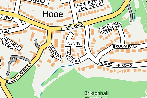 PL9 9NG map - OS OpenMap – Local (Ordnance Survey)