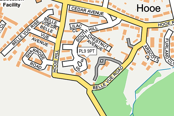 PL9 9PT map - OS OpenMap – Local (Ordnance Survey)