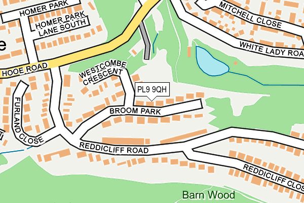 PL9 9QH map - OS OpenMap – Local (Ordnance Survey)