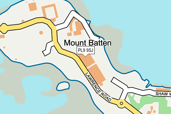 Map of MOUNT BATTEN PARK LIMITED at local scale