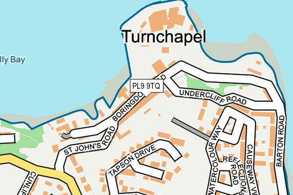 PL9 9TQ map - OS OpenMap – Local (Ordnance Survey)