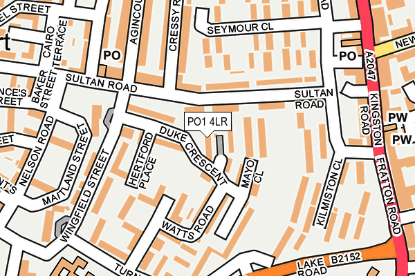 PO1 4LR map - OS OpenMap – Local (Ordnance Survey)