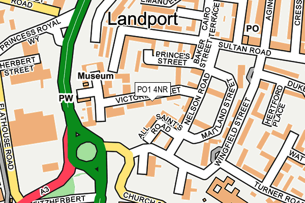 PO1 4NR map - OS OpenMap – Local (Ordnance Survey)