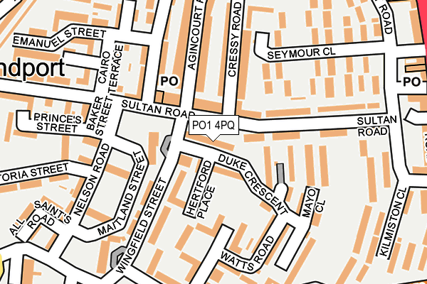 PO1 4PQ map - OS OpenMap – Local (Ordnance Survey)