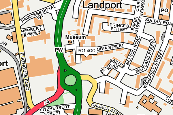 PO1 4QQ map - OS OpenMap – Local (Ordnance Survey)