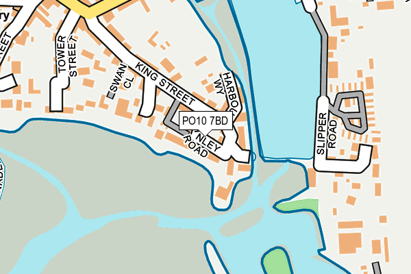 PO10 7BD map - OS OpenMap – Local (Ordnance Survey)