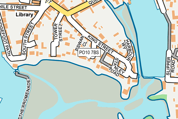 PO10 7BS map - OS OpenMap – Local (Ordnance Survey)