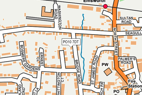 PO10 7DT map - OS OpenMap – Local (Ordnance Survey)