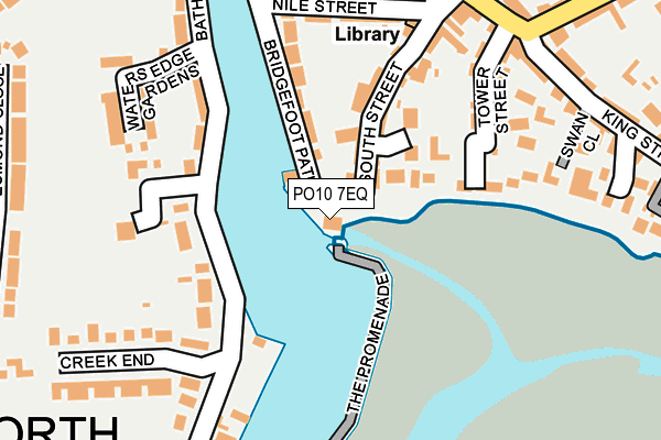 PO10 7EQ map - OS OpenMap – Local (Ordnance Survey)