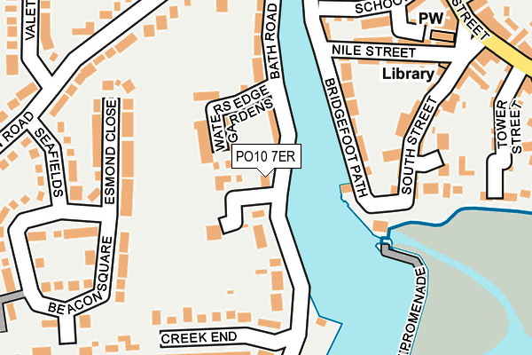 PO10 7ER map - OS OpenMap – Local (Ordnance Survey)