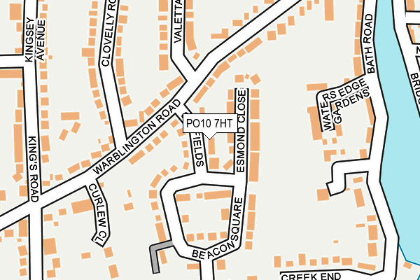 PO10 7HT map - OS OpenMap – Local (Ordnance Survey)