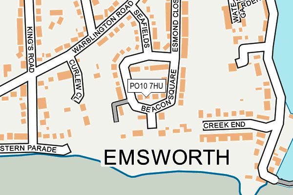 Map of EMSWORTH CARE HOME LIMITED at local scale