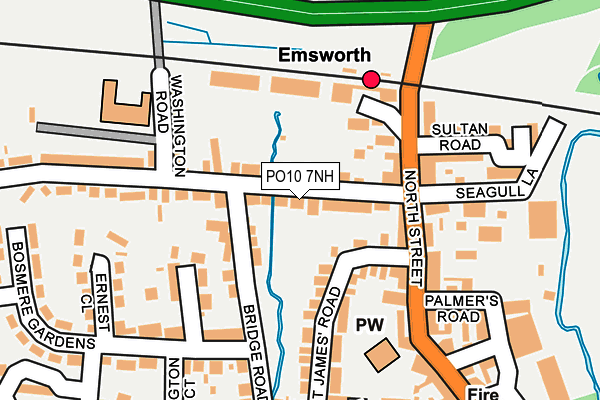 PO10 7NH map - OS OpenMap – Local (Ordnance Survey)