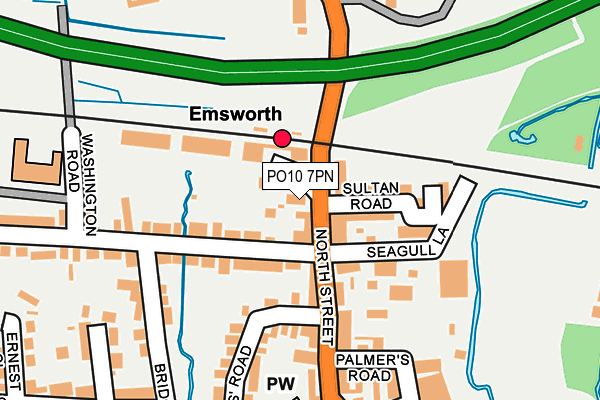 PO10 7PN map - OS OpenMap – Local (Ordnance Survey)