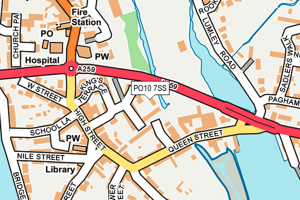 PO10 7SS map - OS OpenMap – Local (Ordnance Survey)