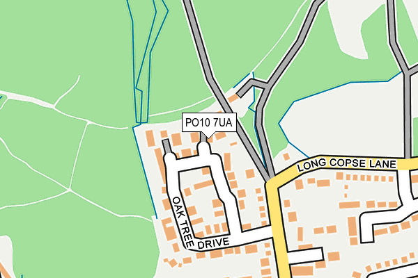 PO10 7UA map - OS OpenMap – Local (Ordnance Survey)