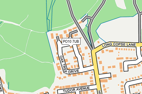 PO10 7UB map - OS OpenMap – Local (Ordnance Survey)