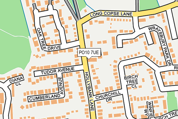 PO10 7UE map - OS OpenMap – Local (Ordnance Survey)