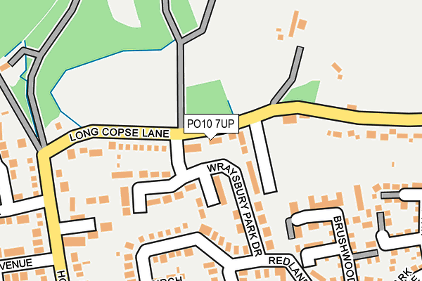 PO10 7UP map - OS OpenMap – Local (Ordnance Survey)