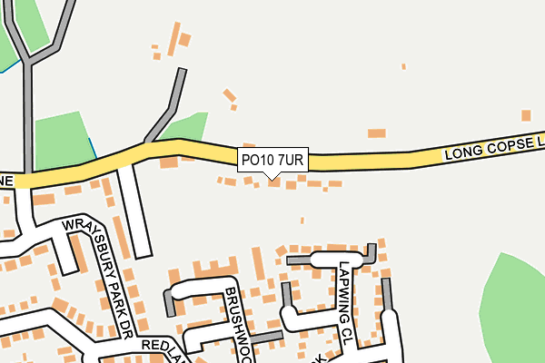 PO10 7UR map - OS OpenMap – Local (Ordnance Survey)