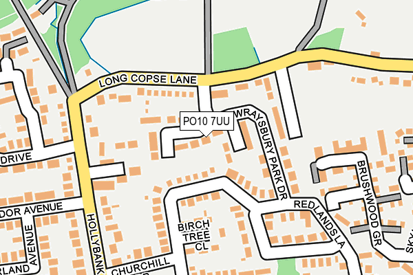 PO10 7UU map - OS OpenMap – Local (Ordnance Survey)