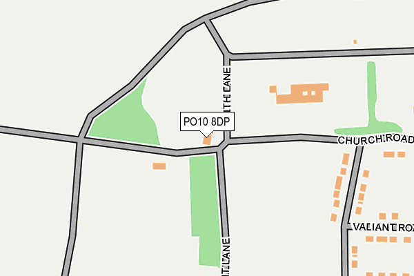 PO10 8DP map - OS OpenMap – Local (Ordnance Survey)