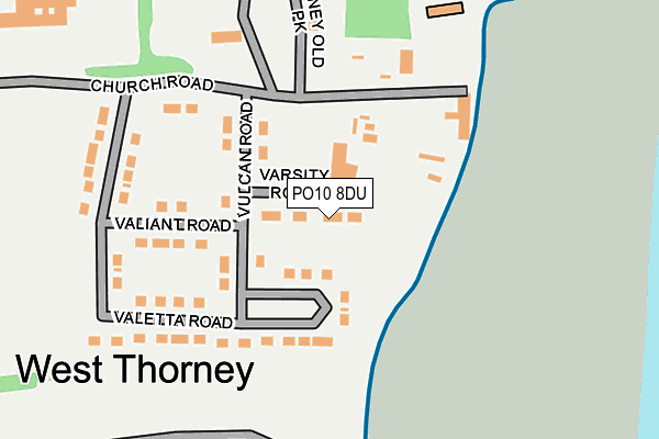 PO10 8DU map - OS OpenMap – Local (Ordnance Survey)