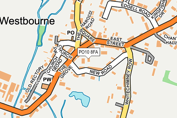 PO10 8FA map - OS OpenMap – Local (Ordnance Survey)