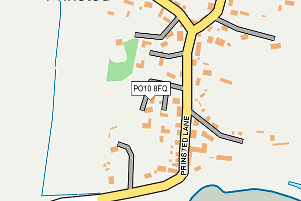 PO10 8FQ map - OS OpenMap – Local (Ordnance Survey)