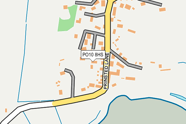 PO10 8HS map - OS OpenMap – Local (Ordnance Survey)