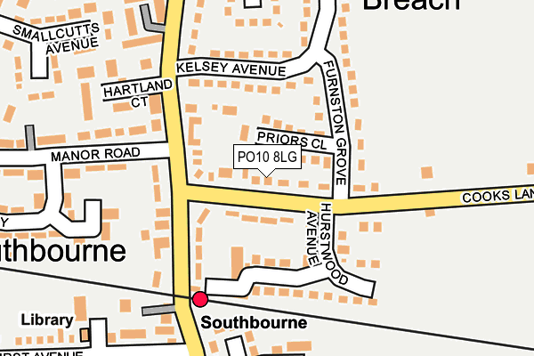 Map of POINT SOUTH LIMITED at local scale