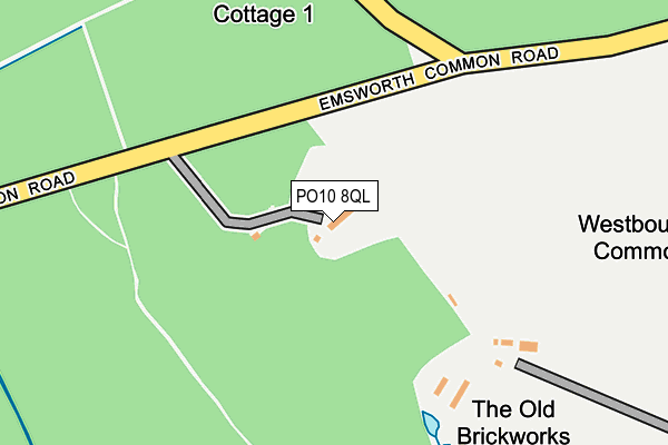 PO10 8QL map - OS OpenMap – Local (Ordnance Survey)