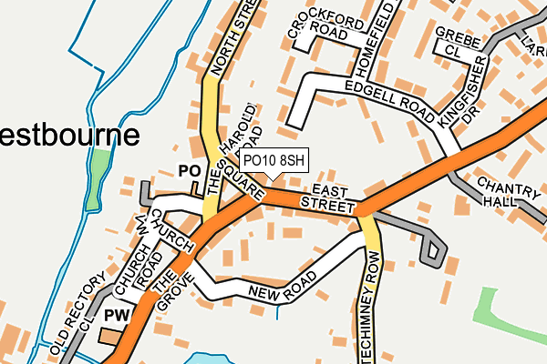 PO10 8SH map - OS OpenMap – Local (Ordnance Survey)